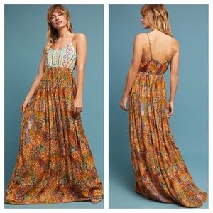 Anthropologie Parkland Maxi Dress